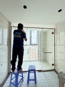 Cabin kính đóng mở 2 chiều